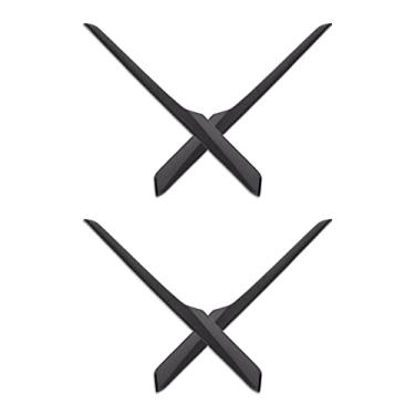 Imagem de Mryok Meias de substituição para óculos de sol Oakley Valve New 2014 – Opções, Preto e preto, One Size