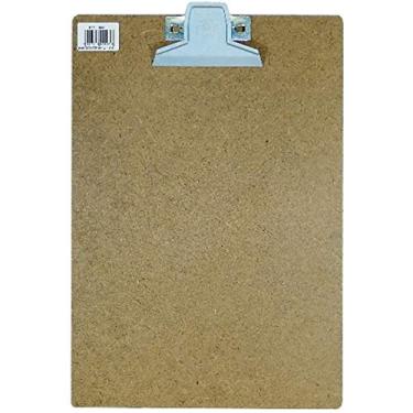 Imagem de Carbrink 5001, Prancheta, Duratex, Oficio com Prendedor Zincado, Multicor, Pacote de 24