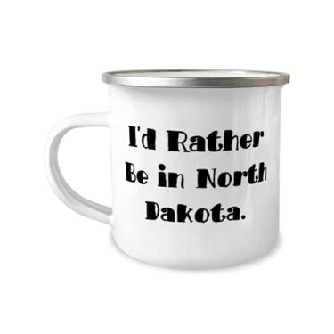 Imagem de Caneca motivacional da Dakota do Norte, I'd Rather Be in North Dakota, North Dakota 355 ml