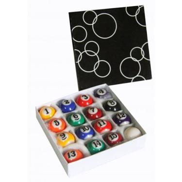 Imagem de Jogo Bola Pequena 25mm Numerada Sinuca Bilhar Snooker