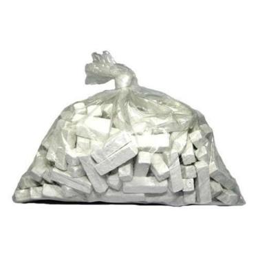 Imagem de 10kg Giz Branco Quadrado Bar Taco De Sinuca Bilhar Lousa