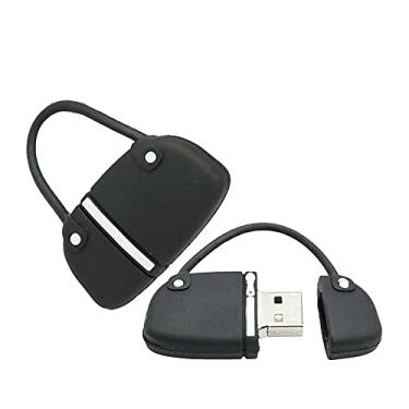 Imagem de 128 GB em forma de bolsa USB Flash Drives Pen Drive Memoria Flash Stick PenDrives USB Flash Disk Thumb Drive U Disk USB Drive USB 2.0 Pen Drive PenDrive (preto)