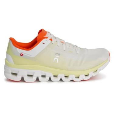 Imagem de On Tênis feminino Cloudflow 4 Textile sintético, feno branco, 34