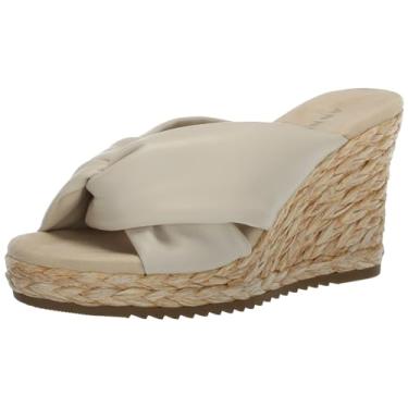 Imagem de Anne Klein Sandália Anabela Feminina Winnie Espadrille, Branco, 10