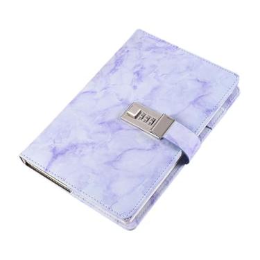 Imagem de Kokiya Diário com cadeado com senha Caderno de bloqueio Diário com bloqueio Diário de negócios Caderno para meninos Homens Mulheres, Tolet