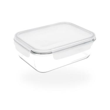 Imagem de Pote de Vidro 640ml C/ Tampa Vedação Hermético Super Resistente Marmit