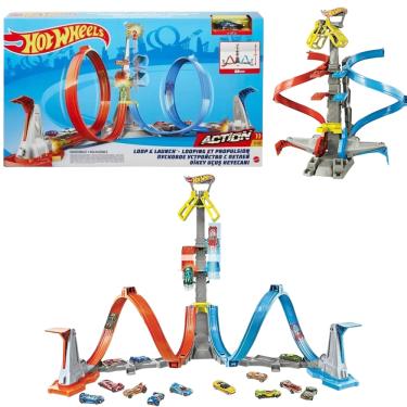 Imagem de Hot Wheels Action Pista Desafio De Altura GRW39