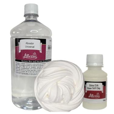 Imagem de Combos Criativos Creations Art 01 - Escolha o Seu Kit Altezza - Ativador de Slime 1 Litro Universal Premium Para Cola Slime (Ativador + Base EVA 100g)