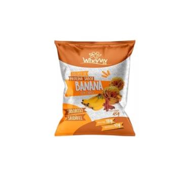 Imagem de Biscoito Bolacha Banana Com Canela Whey Protein 45g