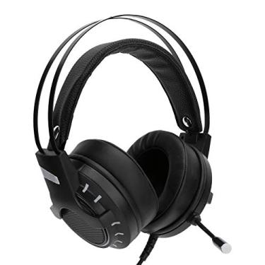 Imagem de Fone de Ouvido de Jogos USB, Fone de Ouvido Com Fones de Ouvido Com LEDes de Jogo de Jogo de Luz LED Wired Headset Fone de Computador Com Microfone para Laptop, Call Center