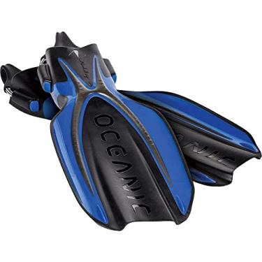 Imagem de Barbatanas de mergulho com salto aberto Oceanic Manta Ray, Oceanic Blue/Black, X-Large