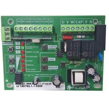 Imagem de Placa Central Motor Portão Rossi Dz BV 433 mhz Dz3 Dz4 Nano