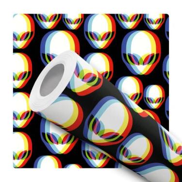 Imagem de Papel De Parede Adesivo Lavável Cozinha Formas Geométricas Abstratas V