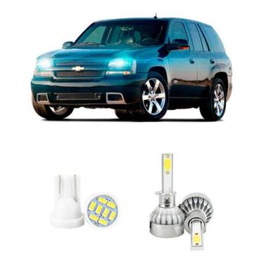 Imagem de Lampada Led Farol Alto Chevrolet Trailblazer 20000lm - V10, Branco