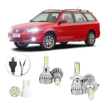 Imagem de Lampadas Led Volkswagen Parati 2006 A 2013 H4 H3 20000lm - V10, Branco