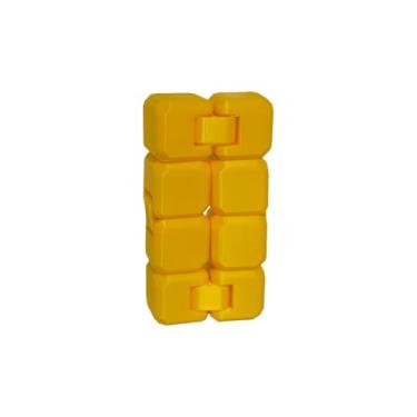 Imagem de Cubo Infinito Magico Fidget Anti Stresse Ansiedade Diversas Cores Presente Coordenação (Amarelo)