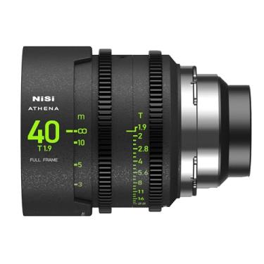 Imagem de NiSi Athena Prime 40 mm T1.9 PL Mount - Lente Cinema Full Frame Compatível com Câmeras ARRI PL Mount