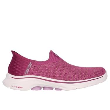 Imagem de Skechers Tênis feminino Go Walk 7 Springtime Hands Free Slip-ins, Ameixa, 42