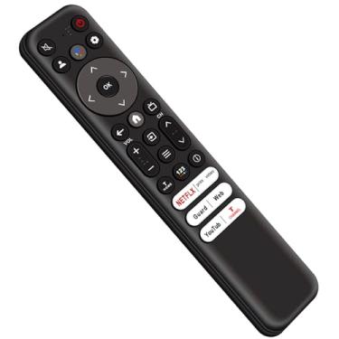 Imagem de Controle remoto de substituição de voz RC813 FMBA compatível com TCL Google TV 58S470G 65QM850G 65S470G 70S470G 75Q650G 58S450G 50Q550G 65S450G 85Q650G 75QM850G 43S4S450G 70G, 55 Q550G 65Q550G 50S470G