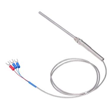 Imagem de Domary Sonda de 100 Mm Termopar Pt100 Sensor de Temperatura Sonda de Alta Precisão Vida de Serviço Longa 0-400 ℃ 1 Metro de Comprimento