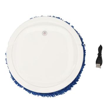 Imagem de Mapping Robot Robô Inteligente Máquina de esfregaço de robô seco molhado Máquina de pó de pó de robô automática para o quarto de casa ABS POLÍMIO DE LITÍMIO Bateria de 1500mAh (Branco)