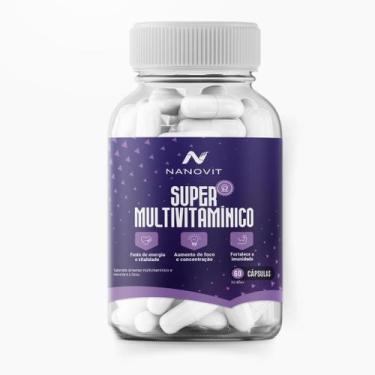 Imagem de Suplemento Super Multivitamínico A Z Mulher 60 Caps - Nanovit, 1 pote 