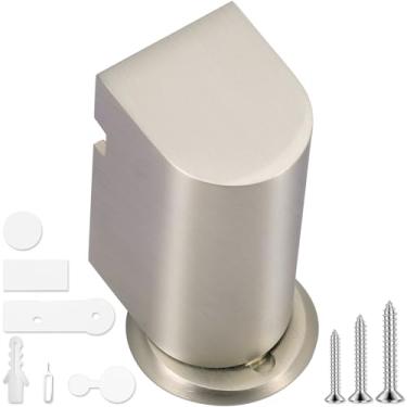 Imagem de Cunha magnética de batente de porta, adesivo ou montagem de parafuso, liga de zinco de alta resistência + rolhas altas de ferro adequadas para todos os pisos, design antiarranhões e antiderrapante