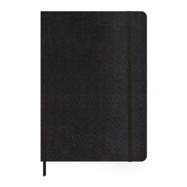 Imagem de Caderneta pautada 1/8 Fitto 80fls Cambridge Preto Tilibra