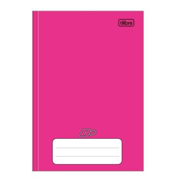 Imagem de Caderno brochura capa dura 1/4 96 fls D mais Rosa Tilibra