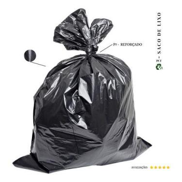 Imagem de Saco De Lixo 100 Litros - P7 - Reforçado -100 Unidades - Higipack