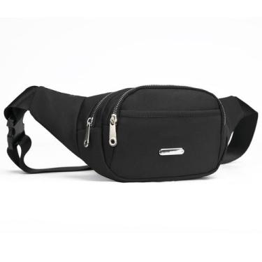 Imagem de Pacote de cintura DAITET, cinto ajustável de grande capacidade, preto