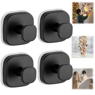 Imagem de Duilahren Ganchos de ventosa para chuveiro, ganchos de chuveiro resistentes para banheiro, janelas de vidro, portas lisas para pendurar toalhas, roupões, casaco, gancho reutilizável com ventosa para