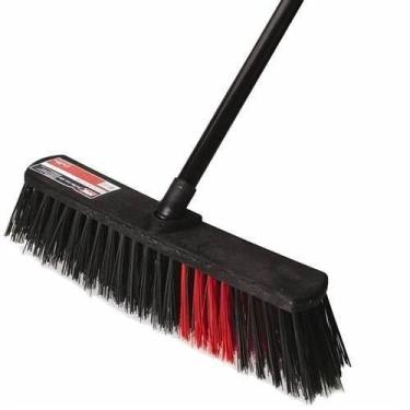 Imagem de Vassoura tipo gari cepa plástica 37 cm - Max Ferramentas (Preto)