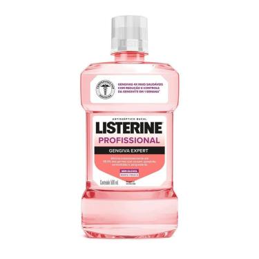 Imagem de Enxaguante Bucal Listerine Gengiva Expert Zero Álcool Menta Fresca 500ml