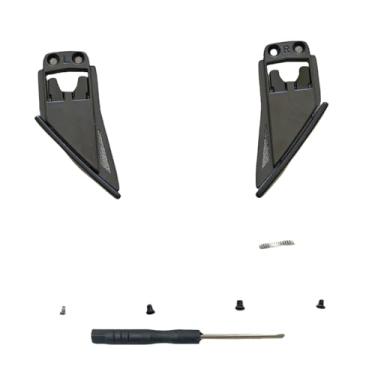 Imagem de Acessórios para capacete, kit de pivô para capacete de moto, base de substituição, viseira para AGV PISTA GPR, PISTA GPRR, CORSA-R (Manismo preto)