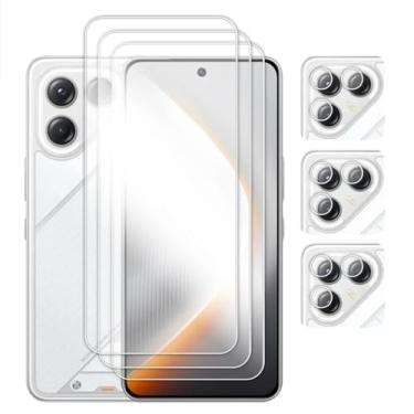 Imagem de Para Tecno Pova 7 Ultra 5G, filme protetor de tela HD transparente de vidro temperado