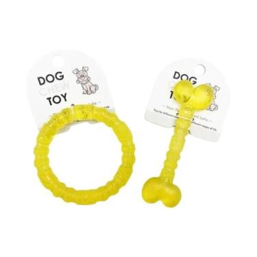 Imagem de Brinquedos Interativos De Borracha Para Cães Pequenos, Resistentes a M