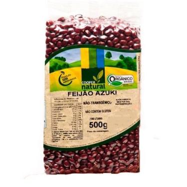 Imagem de Feijão Azuki Orgânico Coopernatural 500g