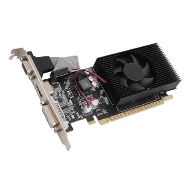 Imagem de VBESTLIFE Placa Gráfica GT730 de 4 GB, GPU GDDR3 de 128 Bits, Placa de Vídeo para Jogos PCIE 2.0 16X de 650/1667 MHz, Suporte para Placa Gráfica de Computador Desktop para DirectX 11