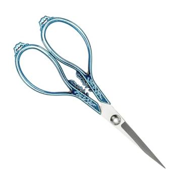 Imagem de Tesoura de bordado de aço inoxidável, lâmina afiada, multiuso, escritório, casa, escola, tecido de costura, material de artesanato