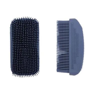 Imagem de Escova De Massagem De Silicone Para Banho Com 3 Cabeças Para Remoção D