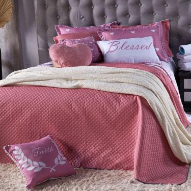 Imagem de Kit Cobre Leito Dupla Face C/ Almofadas Queen 09 Peças