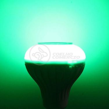 Imagem de Lâmpada Led 12W E27 Rgb Colorida Com Caixa De Som Bluetooth
