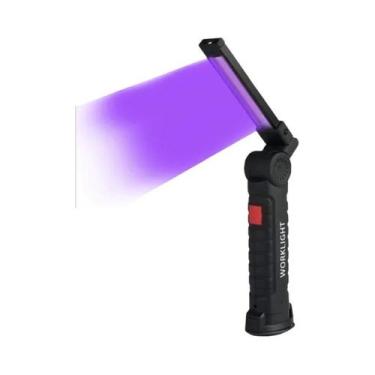 Imagem de Lanterna De Luz Negra 395NM UV Com 5 Modos, Recarregável via USB, Lant