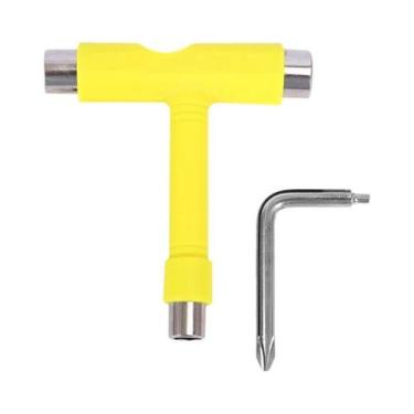 Imagem de Ferramentas Portáteis Em Forma De T Para Skate, Chave Allen Multifunci