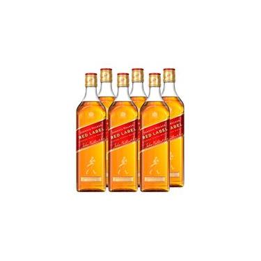 Imagem de COMBO WHISKY JOHNNIE WALKER Red Label 750ml - 6 unidades