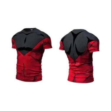 Imagem de Camiseta Masculina De Verão Para Cosplay, Fitness, Corrida, Gola Redon