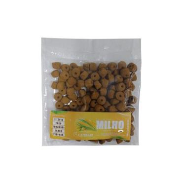 Imagem de Ração Furadinha Milho Verde para Pesca 100g Lambari