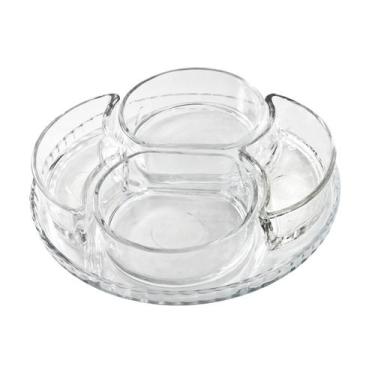 Imagem de Jogo petisqueira de vidro com 5 peças - Kaveh