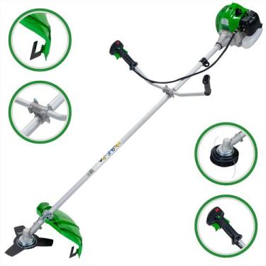 Imagem de Roçadeira Lateral Gasolina Trapp 52CC 2 Tempos Maquina Cortar Grama Ma